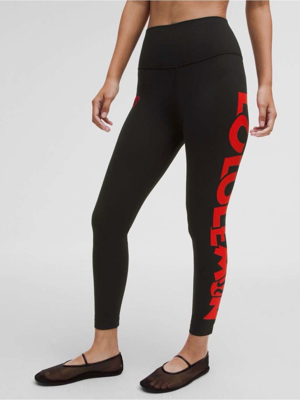 Disney x Lululemon Minnie Mouse Align Leggings in Black - Size 6 NWT